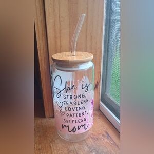 16. oz. Glass mason jar